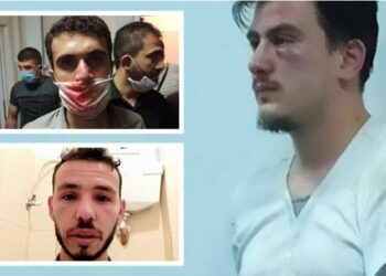 Açık alanda teravih namazı kılmak isteyenlere polis biber gazı sıktı, darp ett