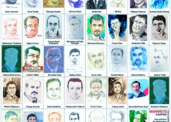 Alman ressamlar, Türkiye de zindandaki tutsak gazetecileri unutmadı