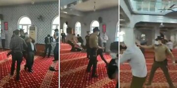 Polis baskını: İtikâf yapmak isteyen Furkan Vakfı üyelerine  camide biber gazı