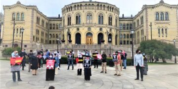Kaçırılan eğitimci İnandı için Oslo’da protesto:Orhan İnandı serbest bırakılsın