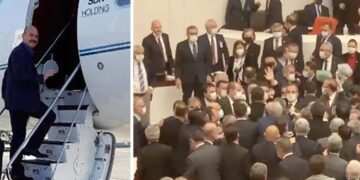 Meclis’te Süleyman Soylu’nun da karıştığı kavga: AKP ve CHP’li vekiller birbirine yumrukla girdi.