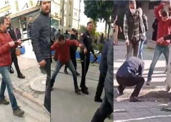 Vatandaşları öldüresiye döven ‘kırmızı montlu’, Güvenlik Şube Müdürü Ali Abdullah Baytok çıktı