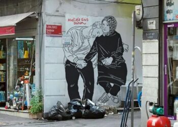 İtalyan sanatçı, askeri öğrenci Mustafa Enis Durak’ın annesine vedasını çizdi