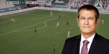Giresunspor tribünlerinden ‘Canikli elini Giresun’dan çek’ tezahüratı