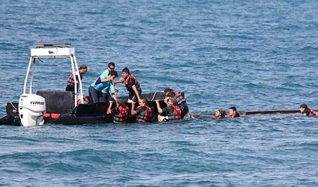 KUŞADASI’NDAN GÖÇMENLERİ TAŞIYAN BOT BATTI: 7’Sİ ÇOCUK 9 KİŞİ HAYATINI KAYBETTİ
