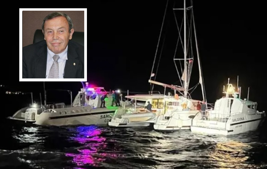 Kahramanmaraş’ta binası yıkılan müteahhit, tekneyle kaçarken yakalandı