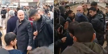 Şanlıurfa’da AKP İçişleri Bakanı Süleyman Soylu protesto edildi