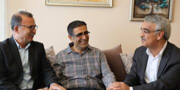 HDP ve Yeşil Sol Parti’den Baluken’e ziyaret