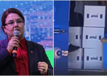 Depremzedeler için hazırlanan koliler seçim aracından çıkmıştı: AKP’li Bakan Derya Yanık kabul etti
