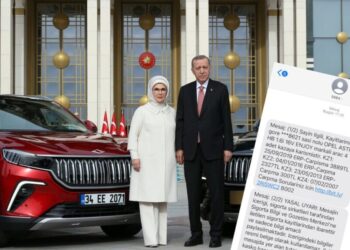 Sahtekârlığı karakter haline getirdiler: Erdoğan’a teslim edilen Togg’un plakası başka araca ait çıktı