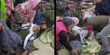 Seçim bitti, AKP’li Belediye yıkıma başladı: Yaşlı nine torunlarıyla sokağa atıldı
