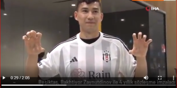 Beşiktaş, Bakhtiyor Zaynutdinov ile 4 yıllık sözleşme imzaladı