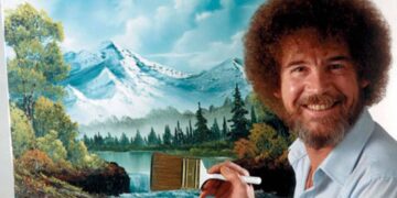 Bob Ross’un meşhur programında yaptığı ilk tablo 9.85 milyon dolara satışta