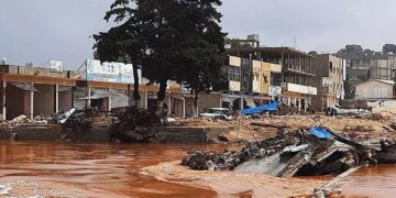 Dron görüntüleri felaketin boyutunu gözler önüne seriyor