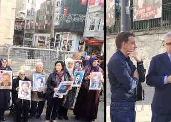 ‘Cumartesi Anneleri’ eylemine katılan AP Raportörü: Polis, AYM kararını tanımıyorsa insan hakları yerlerdedir
