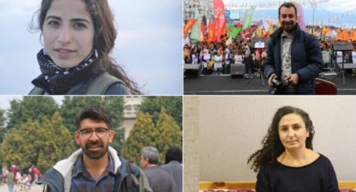 İzmir’de Mezopotamya Ajansı, JINNEWS ve Gazete Duvar çalışanı 5 muhabir ile DEM Parti basın çalışanı gözaltına alındı.