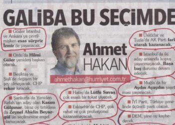 Yandaş Ahmet Hakan’ın seçim analizi gündem oldu: ‘Meğer çok eğlenceliymiş’