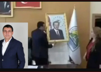 AKP’li Cumhurbaşkanı’nın resmini makamından indiren DEM Partili Başkan: Erdoğan’ın fotoğrafı yasal zorunluluk değil