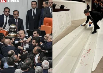 AKP’liler Meclis’te terör estirdi: DEM Partili Koçyiğit, aldığı darbeyle kaşı yarıldı