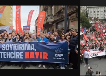 CHP’ye yasak İHH’ya serbest: Polis Gazze yürüyüşüne çifte standart uyguladı