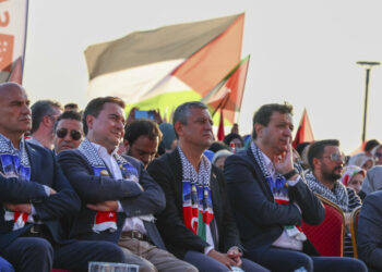 Saadet Partisi Gazze mitingi düzenledi, muhalefet partileri de katıldı