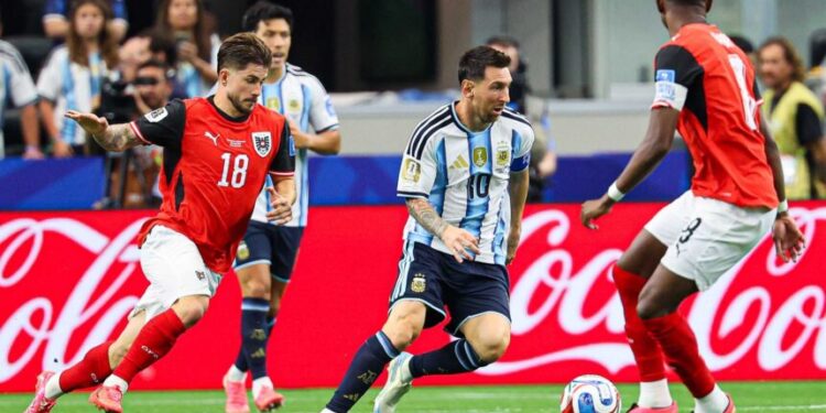 June 22, 2026, Dallas, USA: 2026.06.22 Dallas.pilka nozna Mistrzostwa Swiata w USA Meksyk Kanada 2026.Argentyna - Austria.N/z Lionel Messi.Foto Pawel Andrachiewicz / PressFocus..2026.06.22 Dallas.Football - 2026 FIFA World Cup in USA Canada Mexico.Argentina - Austria.Lionel Messi.Credit: Pawel Andrachiewicz / PressFocus  (Credit Image: © Pawel Andrachiewicz/Newspix via ZUMA Press)