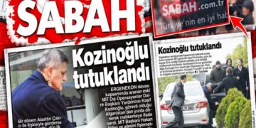 Gazetecileri hedef gösteren Havuz Gazetesi Sabah da Kozinoğlu’nu çekmiş